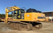 Used Komatsu Excavator in yard
